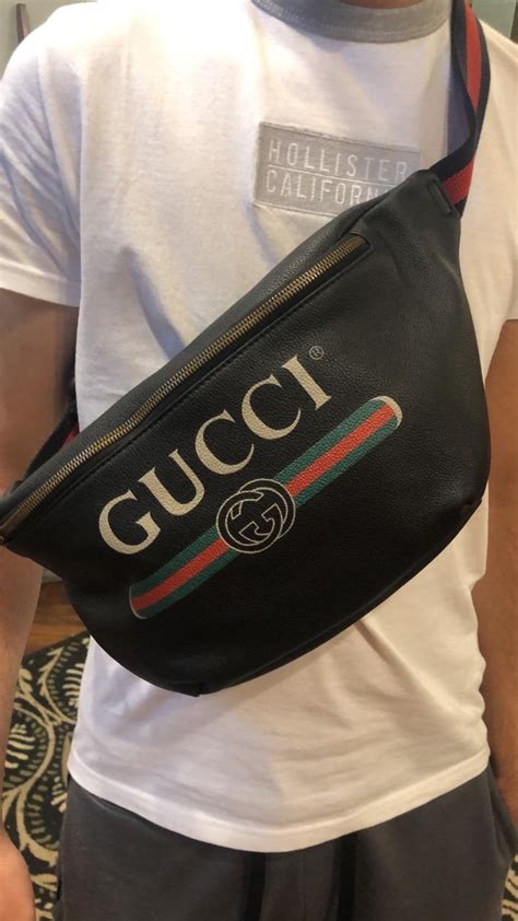 gucci purse fanny pack|authentic gucci fanny pack.